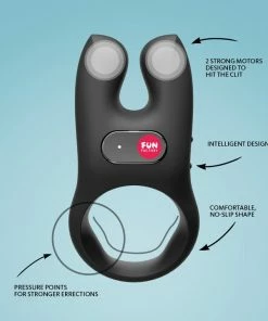 Best deal 😍 Fun Factory NOS 5 Function Rechargeable Rabbit Cock Ring 💯 12 Best deal 😍 Fun Factory NOS 5 Function Rechargeable Rabbit Cock Ring 💯 -Male Sex Toys Shop unnamed file 110