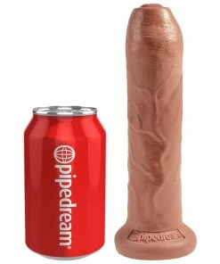 Hot Sale 🤩 Pipedream King Cock Mid Tone Uncut Suction Dildo - 7 Inch 👏