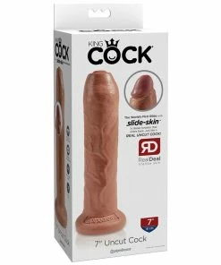 Hot Sale 🤩 Pipedream King Cock Mid Tone Uncut Suction Dildo - 7 Inch 👏 -Male Sex Toys Shop unnamed file 150