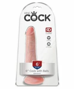 Flash Sale 🎉 Pipedream King Cock Light Tone Ballsy Dildo - 6, 7, 8, 9, 10 Inch 🧨 -Male Sex Toys Shop unnamed file 197