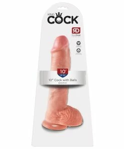 Flash Sale 🎉 Pipedream King Cock Light Tone Ballsy Dildo - 6, 7, 8, 9, 10 Inch 🧨 -Male Sex Toys Shop unnamed file 198