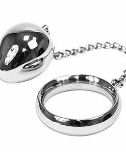 Deals ✔️ Hot Hardware Plugged Stainless Steel Anal Egg & C-Ring ? 2.2 Inch ❤️
