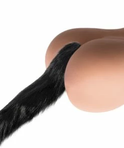 Brand new 🎁 Kinky Tails Vixen Black Faux Fur Stainless Steel Tail Butt Plug 🎉 -Male Sex Toys Shop unnamed file 29