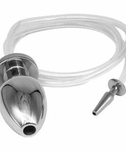 Cheapest 👍 Torment Watersports Stainless Steel Penis Plug To Butt Plug 🤩