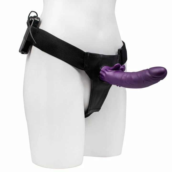 Promo ๐งจ Bondara&Sex Electric Purple Unisex Hollow Vibrating Strap-On - 7 Inch ๐ 3 Promo ๐งจ Bondara&Sex Electric Purple Unisex Hollow Vibrating Strap-On - 7 Inch ๐