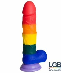Best Pirce ⌛ Bondara Pride Rainbows End Dildo - 7.5 Inch 🧨